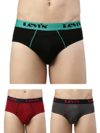 Levi’S Men’S Pure Cotton Style #065 Ultra Regular Fit Solid Brief (Pack Of 3) (Style-63-P3_Assorted_L)