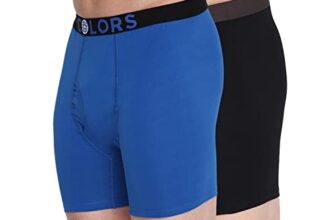 Rupa Frontline Colors Men’S Front Open Long Trunks 112 | Soft-Touch Cotton Stretch | Snug Fit | Breathable Fabric | Pack Of 2