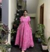 PRISTINO Anarkali Gown(Pink)