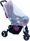 Silver Shine Polyester Infants Washable Kids Washable Polyester Baby Stroller Stretchable Mosquito Net For Baby Mosquito Net(White, Frame Hung)