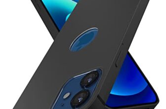 Amazon Basics Soft Flexible Camera Protection Back Cover Case For Iphone 12 / Iphone 12 Pro – (Tpu|Black)