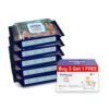 Bumtum Chota Bheem Gentle Soft Moisturizing Wet Wipes With Lid – 360 Pcs.(Pack Of 5) & Baby Soap (4N X 50 Gram) Combo