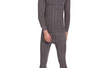 Lux Inferno Men’S Thermal (Inferno_Ch_Fs_Rn_Tro_Set_95_Charcoal Melange_X-Large)