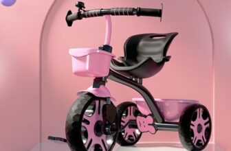 Cockatoo Rat&Cat Series Mini-Cruise Trike,Tricycle For Kids,Tricycle With Eva Wheels, Bell & Storage Basket,Tricycles For Kids 1 To 5 Years, Upto 45Kg(6 Month Warranty)