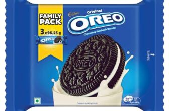 Cadbury Oreo Vanilla Flavour Crème Sandwich Biscuit, 288.75 G