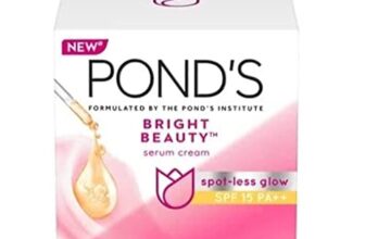 Pond’S Bright Beauty Spf 15 Pa ++ Day Cream 50 G, Non-Oily, Mattifying Daily Face Moisturizer – With Niacinamide To Lighten Dark Spots For Glowing Skin