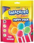 LuvIt Smackers Fruit Flavoured Lollipops | 4 exciting Flavours for Kids | Mango | Watermelon | Green Apple | Blue Lemonade Blue Lemonade, Mango, Green Apple, Watermelon Lollipop(6 x 8 pieces)