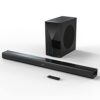 F&D Ht-388D 240W 2.1 Channel Dolby Digital Plus Sound Bluetooth Soundbar With Wireless Subwoofer & Remote Home Theatre, Powerful Bass, Bright Led Display, Hdmi (Arc), Optical, Usb