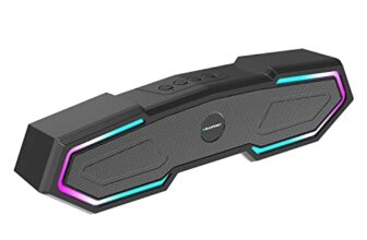 Blaupunkt Newly Launched Sba15 Gaming 16W Bluetooth Soundbar With 1200 Mah Battery I Gaming Rgb Lights I Turbovolt Charging I Aux, Bluetooth, Usb & Tws I Bt Speaker For Tv, Mobile, Pc, Laptops(Black)