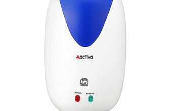 Activa Instant 3 Ltr 3 Kva Special Anti Rust Coated 0.7 Mm Stainless Steel Tank, Full Abs Body Premium Water Geyser Come With 5 Years Warranty (White),?Wall