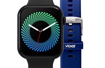 Vibez By Lifelong Smartwatch For Men|1.85″ Hd Display|One Watch .Two Straps|Bluetooth Calling, Multiple Watch Faces,Health Tracker,7-Day Battery (Vbswm180,Hype Series)