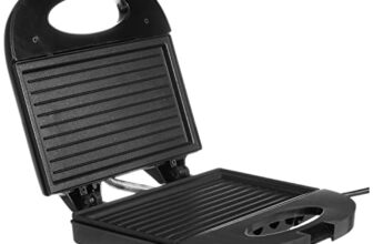 Amazon Basics 750 Watts Sandwich Grill | 2 Slice Grill | Die Cast Aluminum Grill Plate | 1 Year Warranty