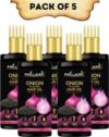 Phillauri Onion Oil for Hair Regrowth Aryuvedic Hair Oil 100ml (Pack of 5) Hair Oil(500 ml)