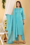 AASHU Women Kurta Pant Dupatta Set