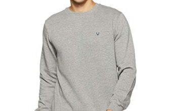 Allen Solly Men Casual Cotton Sweatshirt(Asstorgpn40121_Grey Melange_M)