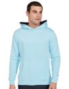 Diverse Men’S Cotton Blend Neck Hooded Full Sleeve Sweatshirt (Dcmssf03Rc21L38-4275M_Pastel Blue_M)