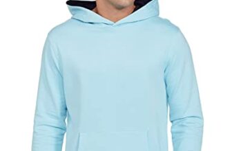 Diverse Men’S Cotton Blend Neck Hooded Full Sleeve Sweatshirt (Dcmssf03Rc21L38-4275M_Pastel Blue_M)