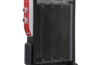 Havells Room Heater Pacifio Mica Convenction 2000 Watt With Micathermic Technology & 2 Heat Setting (Black & Rose Gold)