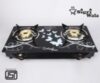 Sigri-wala Surya Toughened Glass Door Step Steel Manual Gas Stove(2 Burners)