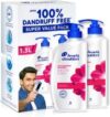 HEAD & SHOULDERS Smooth and Silky, Anti Dandruff Shampoo for Women & Men(1.3 L)