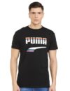 Puma Men’S Solid Regular Fit T-Shirt (53149701_Black