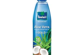 Parachute Advansed Aloe Vera Enriched Coconut Hair Oil Gold | 5X Aloe Vera With Coconut Oil| Makes Hair Sooperr Soft | 400Ml