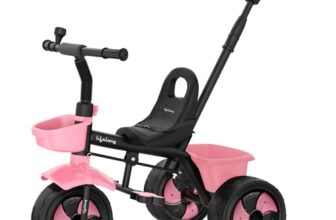 Lifelong Parental Trike Cycle For Kids Cycle 2 – 5 Years – Tricycles For Boy & Girl – Baby Cycle – Bicycle For Kids – Bike With 3 Eva Wheels, Bell & Basket For Toys -Durable Tricycle 30Kg Capacity