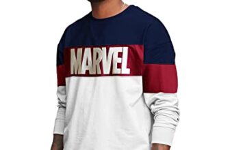 The Souled Store|Official Marvel: Classic Logo Mens And Boys Sweatshirts|Full Sleeve|Loose Fit Solid| 60% Cotton 40% Polyester Multicolored Color Men Oversized Sweatshirts