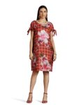 River Women’S Polyester Shift Above The Knee Casual Dress (Rv-Aw22-Dr-1008/1_Brown_S)