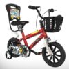 Lifelong 12T Cycle For Kids 2 To 5 Years – Bike For Boys And Girls -Balance Wheels & Mudguard- 95% Pre-Assembled Frame Size: 8″ -Suitable For Children Under 3 Feet Height -Unisex Cycle (Llbc1201, Red)
