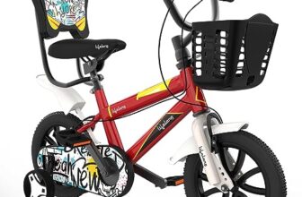 Lifelong 12T Cycle For Kids 2 To 5 Years – Bike For Boys And Girls -Balance Wheels & Mudguard- 95% Pre-Assembled Frame Size: 8″ -Suitable For Children Under 3 Feet Height -Unisex Cycle (Llbc1201, Red)