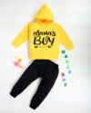 Ft Fashion Boys Party(Festive) Sweatshirt Sweatpant(Yellow)