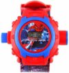 Sachi Enterprises Spiderman 24-Images Digital Display Projector Cartoon Watch For Kids Set Of – 1 Digital Watch  – For Boys & Girls