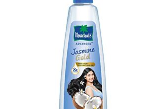 Parachute Advansed Jasmine Gold Coconut Hair Oil With Vitamin-E For Super Shiny Hair, Non-Sticky, 500Ml