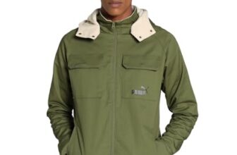 Puma Men’S A-Line Coat (679056_Olive Drab