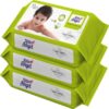Little Angel Super Soft Baby Wipes (3 Packs of 72 Pcs)(216 Wipes)