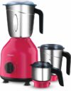 PHILIPS HL7756/03 Daily Collection 750 W Mixer Grinder (3 Jars, Strawberry, Black)