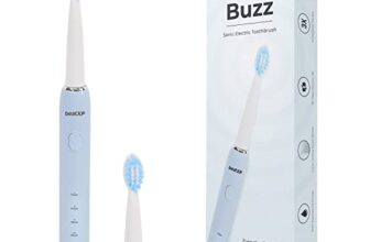 Beatxp Buzz Electric Toothbrush For Adults With 2 Brush Heads & 3 Cleaning Modes|Rechargeable Electric Toothbrush With 2 Minute Timer & Quadpacer|19000 Strokes/Min With Long Battery Life (Blue)