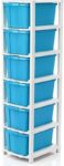 Pinkwhale 6 Compartments Plastic Cutlery(Blue)