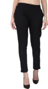 MUFFLY Regular Fit Women Black Trousers