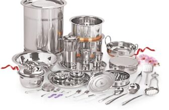 Neelam Stainless Steel Premium 101 Pc Wedding Dinner Set