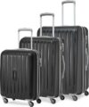 Aristocrat Cabin+Medium+Large (55+65+75 Cm) Poly Propylene 4 Spinner Wheels Trolley Cabin & Check-In Set 4 Wheels – 28 Inch