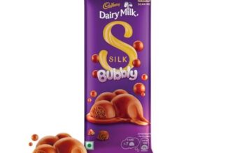 Cadbury Dairy Milk Silk Bubbly Chocolate Bar, 120 G