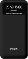 Intex 20000 mAh 22 W Power Bank(Coal Black, Lithium Polymer, Fast Charging for Mobile)