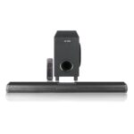 Ant Esports Sbw300 300 Watts Soundbar With Wired 8-Inch Subwoofer I 2.1-Channel 5.0 Bluetooth, I Tv/Projector/Gaming, Hdmi/Optical/Aux/Usb/Tf I Fm Radio I Wall Mountable, Remote Control –Black