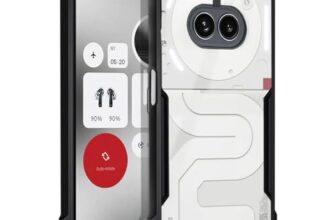 Fashionury Shockproof Crystal Clear Back Cover For Nothing Phone 2A 5G | Protective Design | 360 Degree Protection | Transparent Back Cover For Nothing Phone 2A (Pc, Tpu | (Black Bumper)