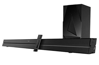 Boat Aavante Bar 2050 160W 2.1 Channel Bluetooth Soundbar Signature Sound, Wireless Subwoofer, Multiple Connectivity Modes, Entertainment Modes(Premium Black)