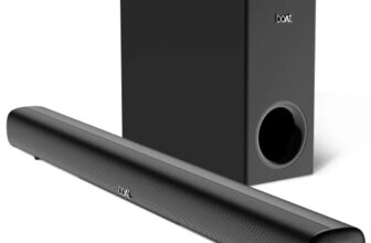 Boat Aavante Bar Mystiq Soundbar With 100W Rms Signature Sound, 2.1 Ch,Multi-Connectivity Modes,Bt V5.3,Wired Subwoofer,Eq Modes,Bass & Treble Control & Remote Control(Pitch Black)