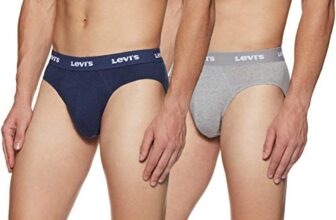 Levi’S Men’S Cotton Style #009 Neo Regular Fit Solid Brief (Pack Of 2) (#009-Brief-Lt Gmel/Navy Mel-P2_Lt. Grey Melange_Xl)