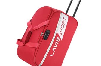Lavie Sport Anti Theft Combi Lock Camelot Wheel Duffle Bag | Spacious Compartment | Duffle Bag | Build To Last Wheel And Trolley